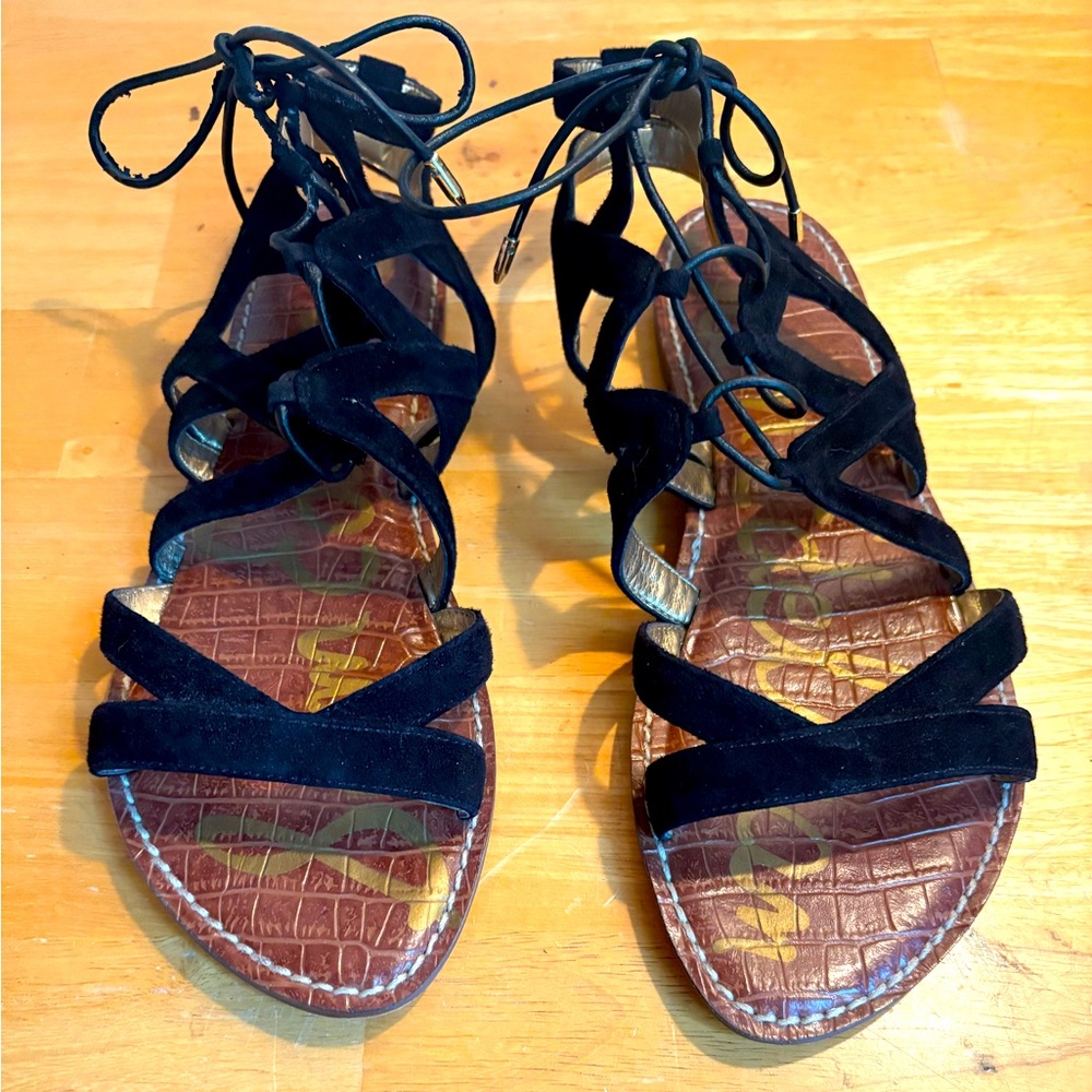 Sam Edelman black gladiator sandals women’s size 9.5 medium